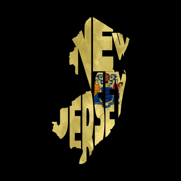 New Jersey Typo Map by inspirowl