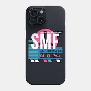 Sacramento (SMF) Airport // Sunset Baggage Tag Phone Case