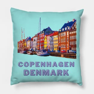 Copenhagen, Denmark Pillow