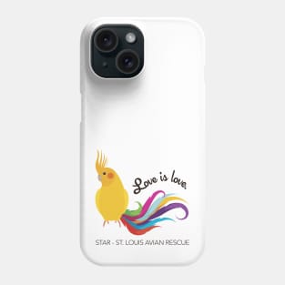 Cockatiel - Love is Love Phone Case