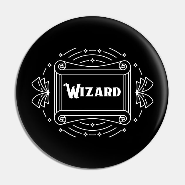 DnD Wizard - Dark Pin by banditotees