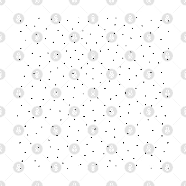 Black Spots on White by Sandra Hutter Designs