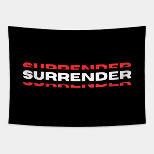 Surrender | Christian Saying Tapestry