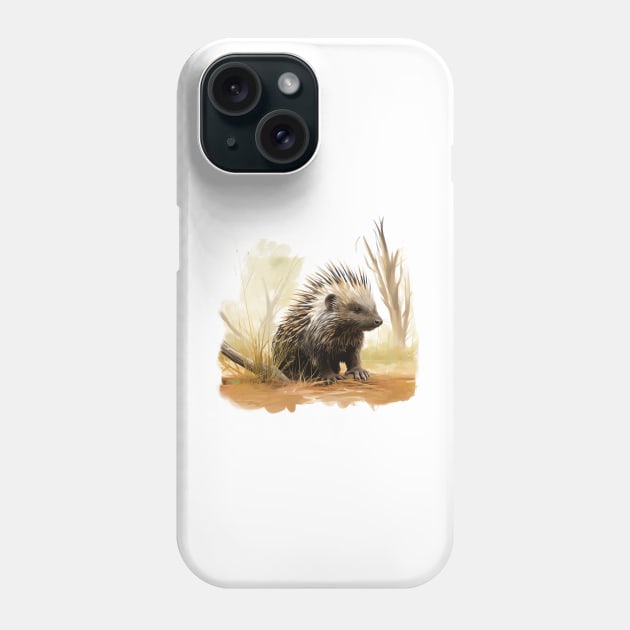Porcupine Phone Case by zooleisurelife
