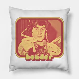 Uri Geller // Retro Spoon Bending Design Pillow