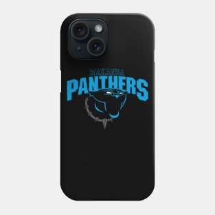 Black Fictional Panther Superhero Sports Team Phone Case