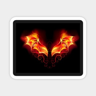 Fire Dragon Wings Magnet