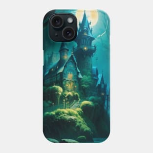 Haunted Castle in the Forbidden Woods Phone Case