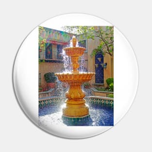 Tlaquepaque Fountain in Sunlight Pin