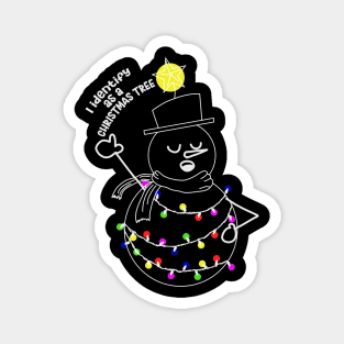 Snowman Christmas Tree Magnet