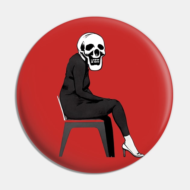 woman with skull face sitting alone abyss. skull dream platinum return. blood money Pin by Tiger Picasso