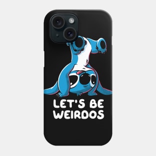 Let’s Be Weirdos Funny Alien Experiment Phone Case