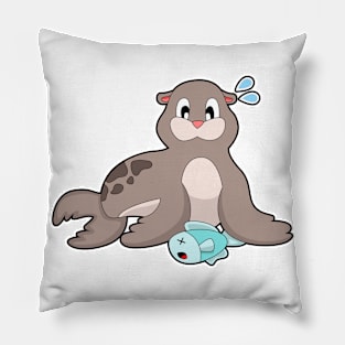 Seal with Fish Pillow