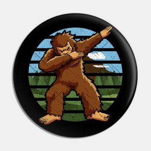 Dabbing Bigfoot Sasquatch Dance Pin