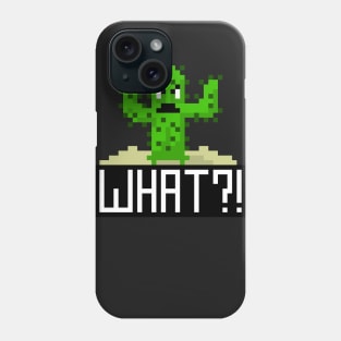 Fighty cactus pixel Phone Case