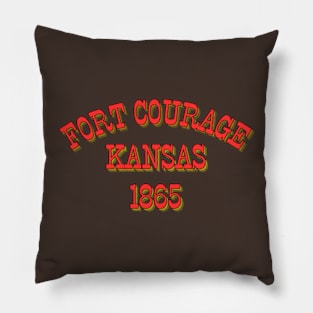 Fort Courage 1865 Pillow