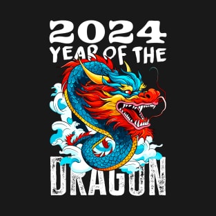 Chinese Lunar New Year of The Dragon 2024 - Happy New Year 2024 T-Shirt