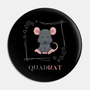 QUADRAT, for rat lovers! Pin