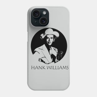 Hank Williams portrait 2 Phone Case