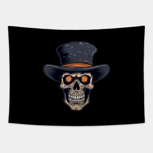 Skull with Hat Tapestry