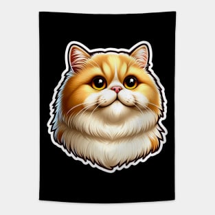 Exotic Shorthair Fat Cat Tapestry