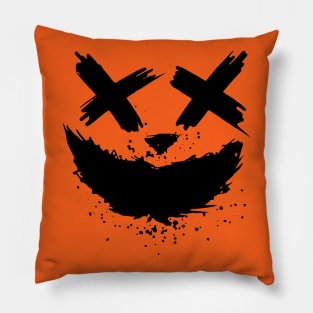 Scary Face Halloween Pillow