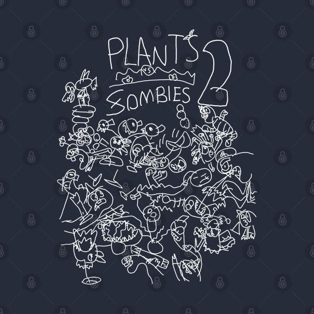 Plants vs Zombies Doodle Up #001 by kenzox78