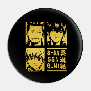 Kondo x Sougo x Toshiro l Shinsengumi Pin