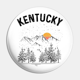 Kentucky State Vintage Retro Pin