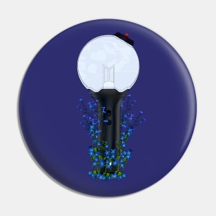 Army Floral Lightstick Pin