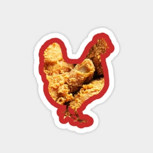 Fried chicken chicken Magnet