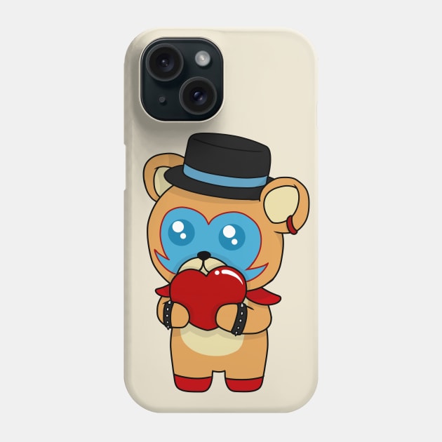 fnaf security breach freddy valentine chibi Phone Case by LillyTheChibi