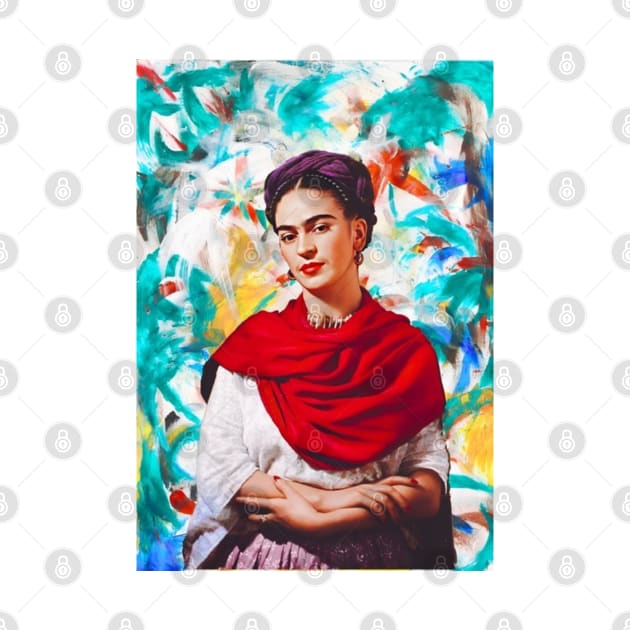 Frida Kahlo Colorful by FridaBubble