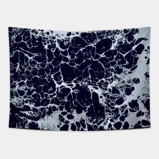 Dark sea pouring art Tapestry