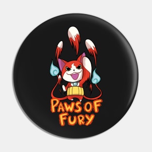 PAWS OF FURY Pin