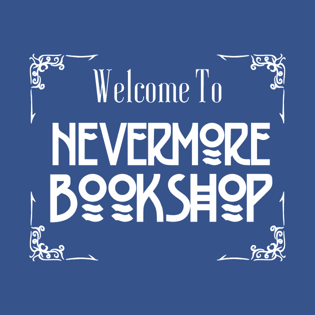 Welcome to Nevermore Bookshop by steffmetal