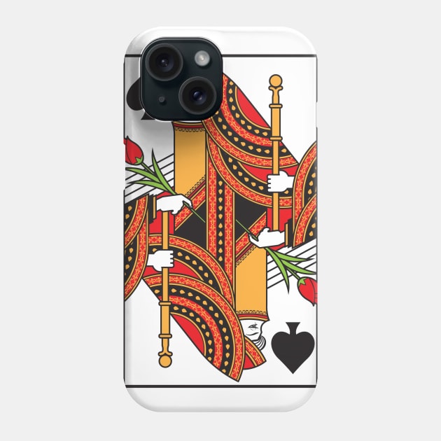 Queen card Phone Case by akawork280