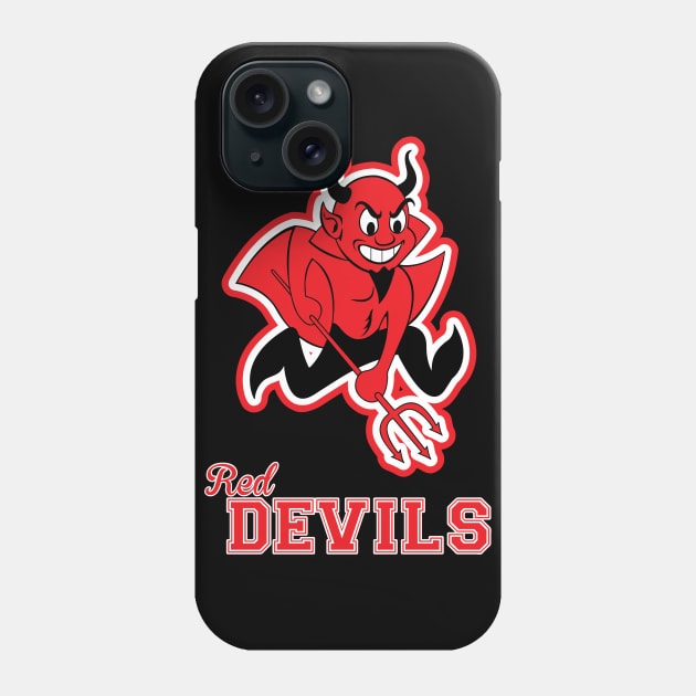 Red Devils Phone Case by kentcribbs