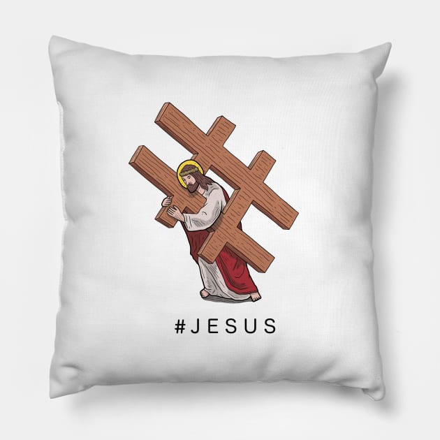 #JESUS Pillow by RogerHaus