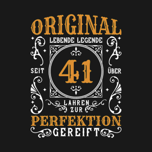 41th birthday vintage quote T-Shirt