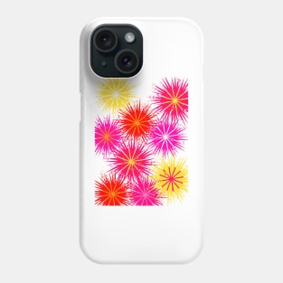 Abstract Flowers Phone Case