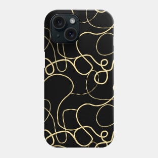 Gold Beads Phone Case