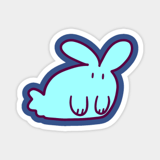 Blue Bunny Magnet