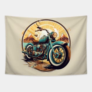 Classic Motorcycle Tapestry