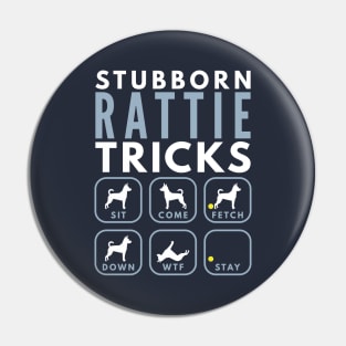 Stubborn Rat Terrier Tricks - Dog Training Pin