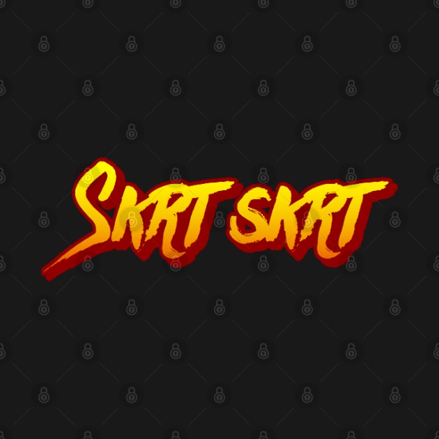 SKRT SKRT!! Yellow Graffiti by mareescatharsis