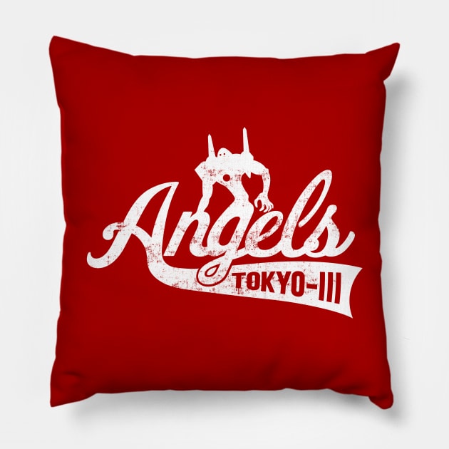 Tokyo Angels Pillow by machmigo