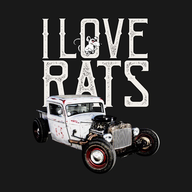 Auto Series I Love Rats by allovervintage