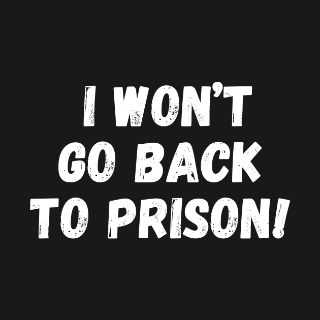 I Won't go Back To Prison by manandi1