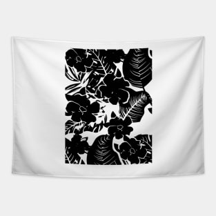 Minimalist Tropical Tapestry